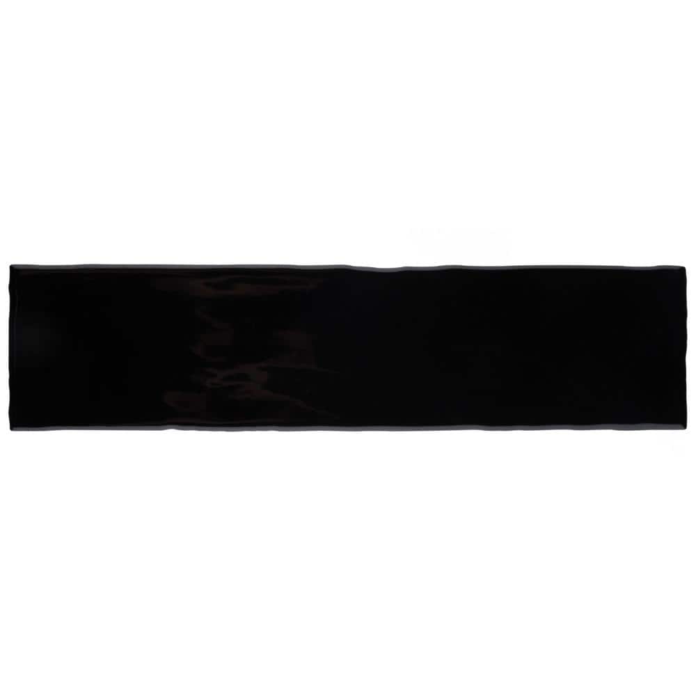 Castillo Black 3 in. x 12 in. Ceramic Wall Take Home Tile Sample price history on PriceWatchPro