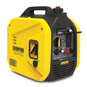 2500/1850-Watt Recoil Start Gas, Propane Dual Fuel Inverter Generator, Free 3-Year Warranty