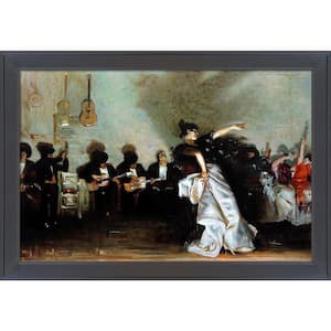 El Jaleo by John Singer Sargent Gallery Black Framed Culture Oil Painting Art Print 28 in. x 40 in.