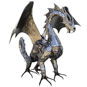 6 ft. Tall Iron Large Dragon Statue