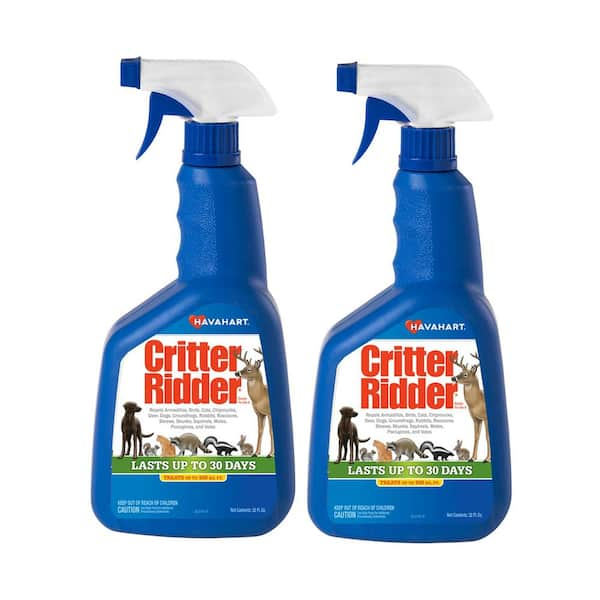 Have a question about Havahart Critter Ridder II Outdoor Natural Animal Repellent Spray for Moles Deer Rabbits Cats Dogs and Rodents Pack of 2 Pg 2 The Home Depot