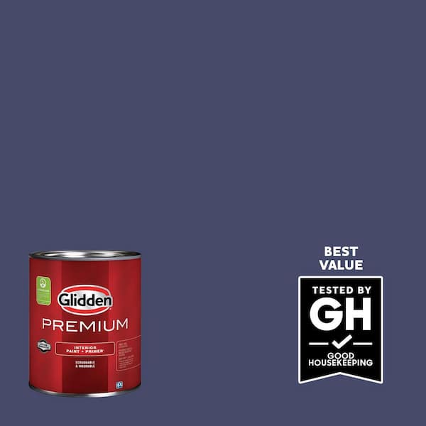 Glidden Premium 1 qt. PPG1169-7 Royal Hyacinth Eggshell Interior Latex Paint