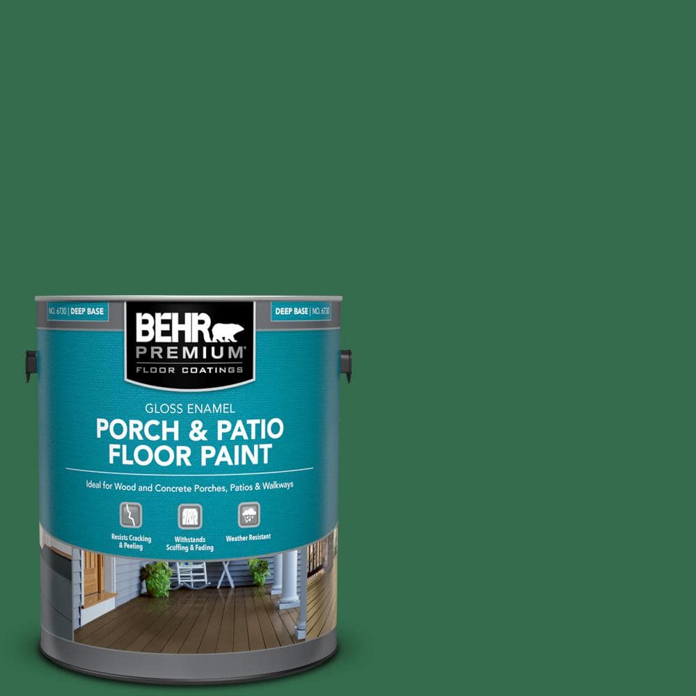 1 gal. #S-H-460 Chopped Chive Gloss Enamel Interior/Exterior Porch and Patio Floor Paint price history on PriceWatchPro