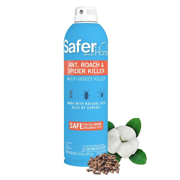 Safer Brand Safer Home Indoor Bug Killer Spray for Ants, Roaches, Spiders, Fleas (13 oz.)