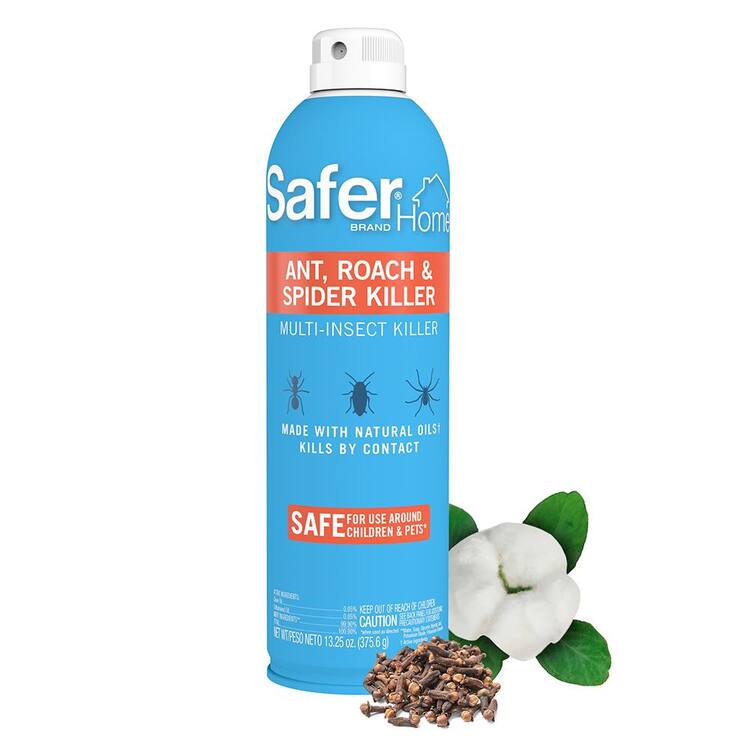 Safer Brand Safer Home Indoor Insect Killer Spray for Ants, Roaches, Spiders, Fleas (13 oz. )
