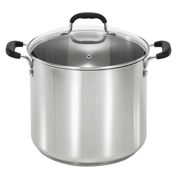 T-fal 12 Qt. Stainless Steel Stock Pot