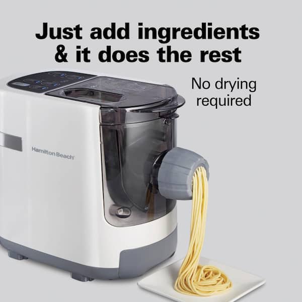 Make Pasta in MINUTES with ONE click - Hamilton Beach Electric Pasta and Noodle  Maker 
