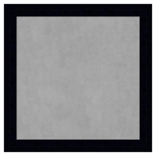 Amanti Art Tribeca Black 28 in. x 28 in. Framed Magnetic Board