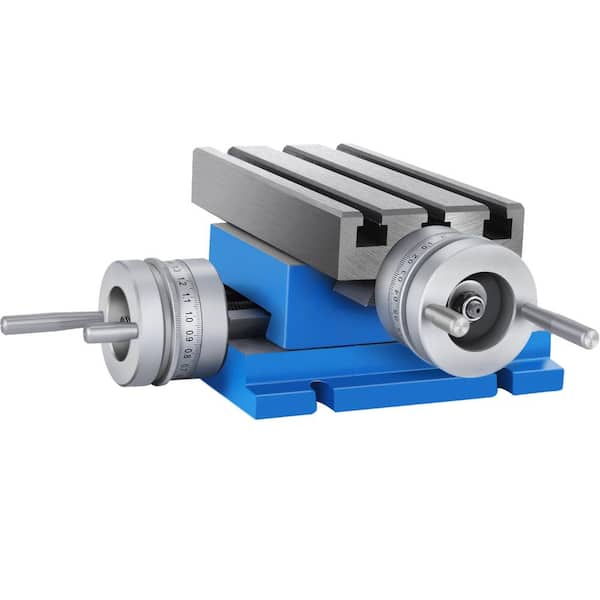 VEVOR Milling Working Table 7.3 in. x 4 in. Worktable Cross Table Machine for All Drill Stands Bench Drilling Milling Machine