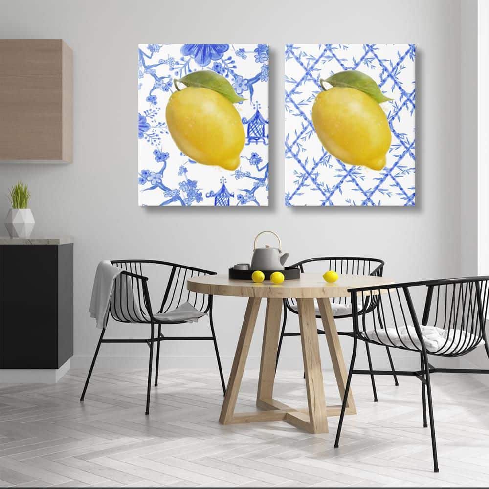 Classic Chinoiserie Lemons by Matthew Piotrowicz 2 Piece Unframed Food Graphic Art Print 30 in. x 24 in. price history on PriceWatchPro
