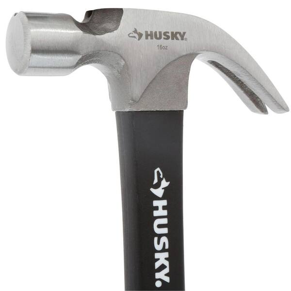 Husky - 16 oz. Fiberglass Claw Hammer