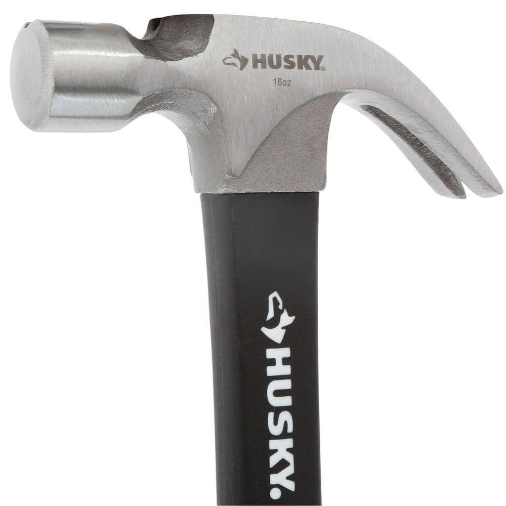 Husky 16 oz. Fiberglass Claw Hammer N-G16CHK