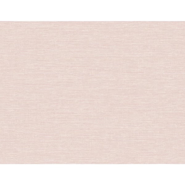 A-Street Prints Tiverton Blush Faux Grasscloth Wallpaper Sample