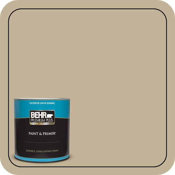 BEHR PREMIUM PLUS 1 qt. #ECC-21-2 Palisade Satin Enamel Exterior Paint & Primer