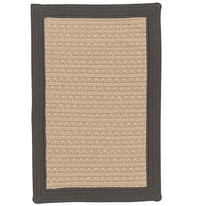Beverly Gray 2 ft. x 3 ft. Braided Indoor/Outdoor Patio Area Rug