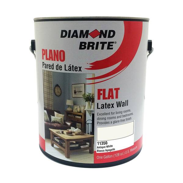 1 gal. Antique White Flat Latex Interior Paint
