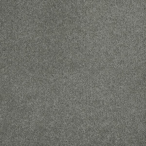 Home Decorators Collection Chastain I - Parkside - Gray 40 oz. SD Polyester Texture Installed Carpet