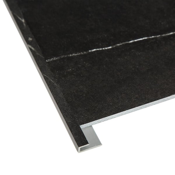 PALISADE Black Ice 94 in. Vinyl Backsplash Accessory Trim Kit