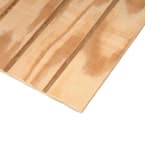 Plywood Siding Panel T1-11 4 IN OC (Nominal: 11/32 in. x 4 ft. x 8 ft. ; Actual: 0.313 in. x 48 in. x 96 in. )