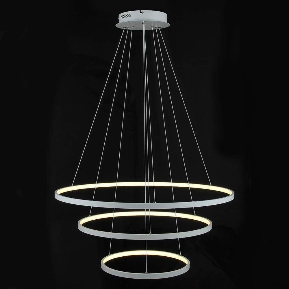 aiwen Modern 40-Watt 1-Light Gold Geometric Integrated LED Chandelier with  Irregular Ring Lights DDL-883GD - The Home Depot