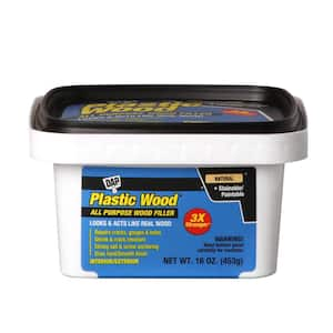 DAP 00585 Latex 6oz, White All Purpose Plastic Wood Filler, 6 Oz 