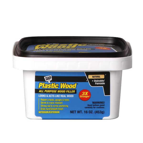 DAP Plastic Wood 16 oz. Natural Latex Wood Filler (8-Pack)
