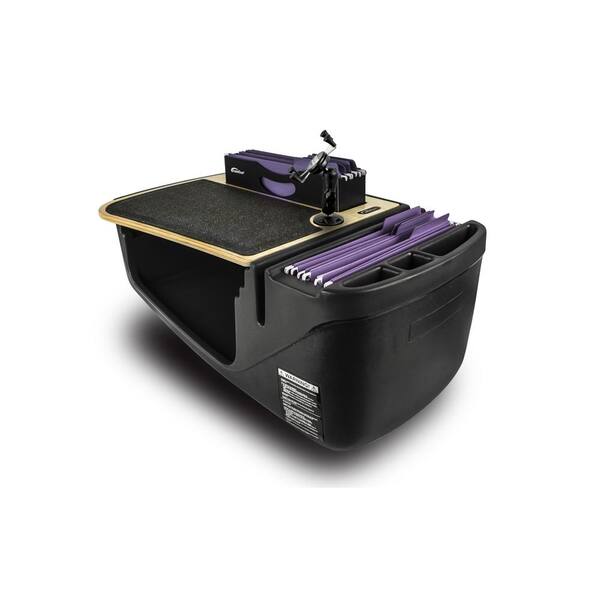 AutoExec Efficiency FileMaster Elite with Built-In Power Inverter and X-Grip Phone Mount
