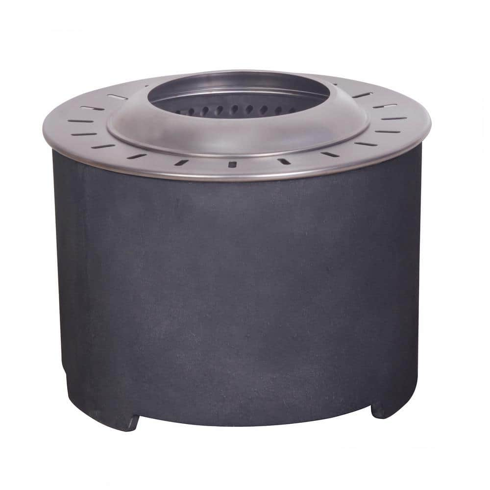 Boosicavelly 20.5 In. Wood Pellet Fire Pit In Concrete Boefdfi05-dg 