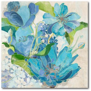 Courtside Market Magnolia Blue I Gallery-Wrapped Canvas Wall Art, 16x16