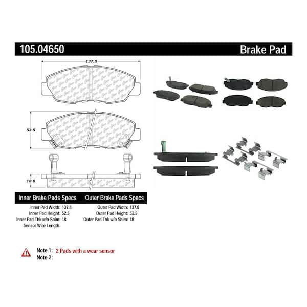Centric Parts Disc Brake Pad Set