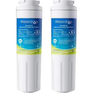 Refrigerator Water Filter Replacement Compatible with EveryDrop Filter 4, Whirlpool UKF8001, Whirlpool, Maytag (2-Pack)
