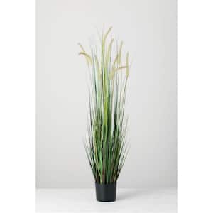 Artificial 48 in. Potted Dogtail Grass