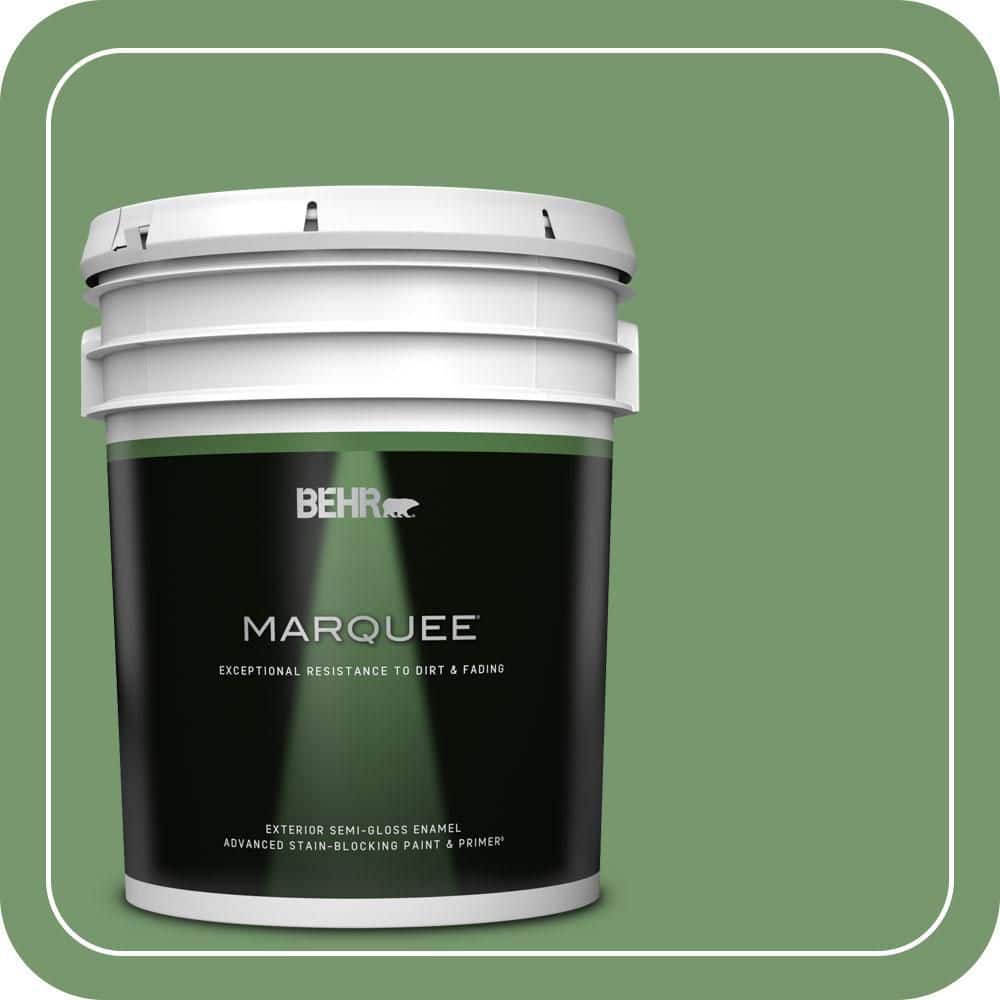 5 gal. #PPU11-03 Botanical Green Semi-Gloss Enamel Exterior Paint & Primer price history on PriceWatchPro