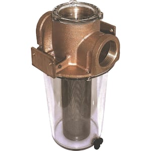 Bronze Strainer With #304 Stainless Steel Basket, Ports: 3/4 in. NPT