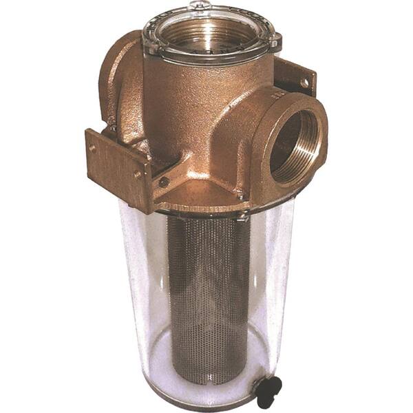 Groco Bronze Strainer With #304 Stainless Steel Basket, Ports: 3/4 in. NPT