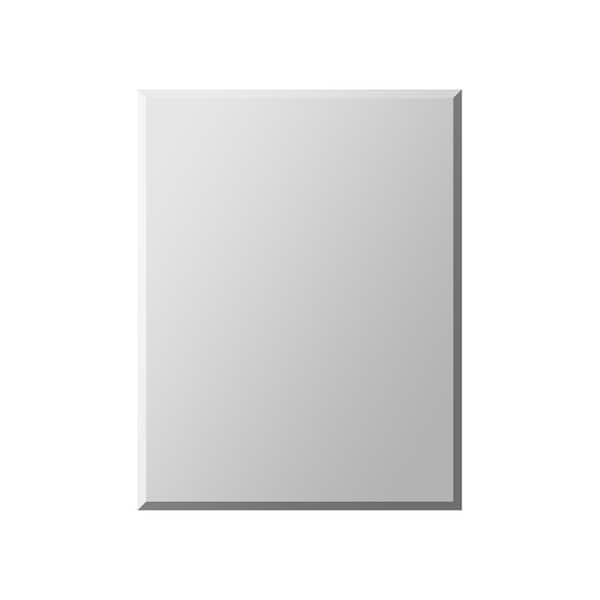 Unbranded 20 in. W x 26 in. H Rectangular Silver Aluminum Recessed or Surface Mount Medicine Cabinet Medicine Cabinet with Mirror