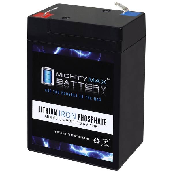thumbnail image 2 of Mighty Max ML4-6 6V 4.5Ah SLA Battery 3 Pack For Alarm Scooters UPS 2 of 6