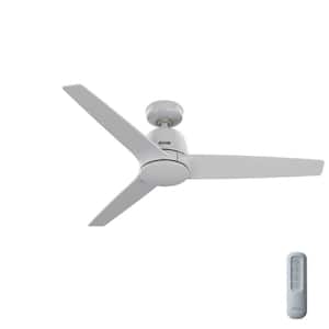 Malden 52 in. Indoor Ceiling Fan Dove Grey with Remote Included For Bedrooms