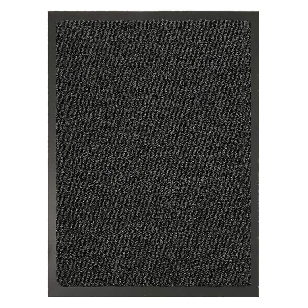 Lisa Black 48 in. x 32 in. Blue Polyester Sheltered large Front Door Mat price history on PriceWatchPro