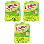 18.75 in. Microfiber Fingers Dust Mop Refill Pad (3-Pack)