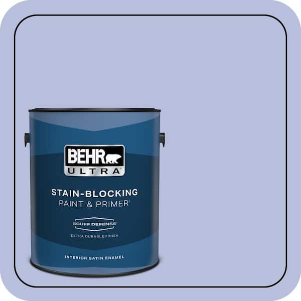 BEHR ULTRA 1 gal. #MQ4-31 Stardust Evening Extra Durable Satin Enamel Interior Paint & Primer