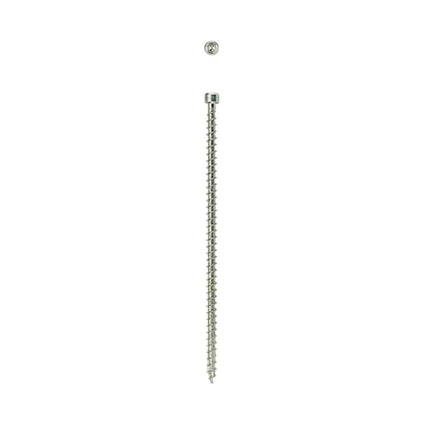 #14x6-1/4 in. Interior Cylindric Head Structural Wood Truss Rafter Screws Powerlags TorxT-Star Plus(50 Each)Bit Included