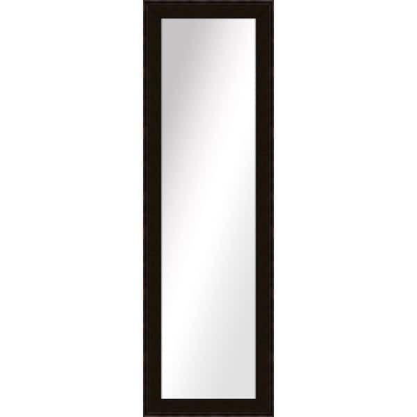 PTM Images Large Rectangle Dark Bronze Art Deco Mirror (52.5 in. H x 16.5 in. W)