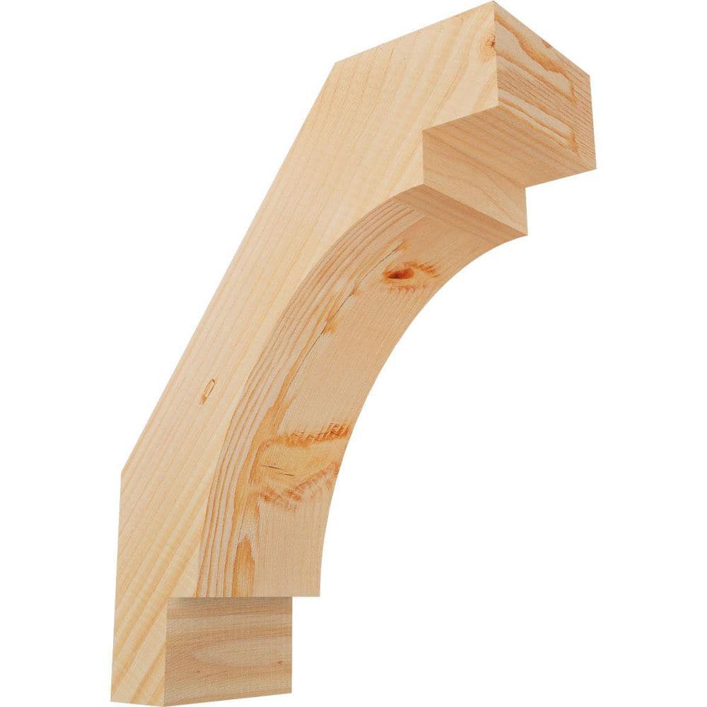 "5 1/2""W x 14""D x 18""H Merced Smooth Knee Brace, Douglas Fir" price history on PriceWatchPro