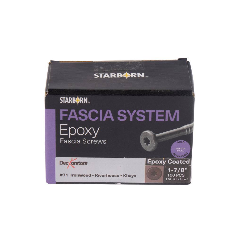 Deckorators #10 1-7/8 in. Chocolate Brown #71 Epoxy Coated