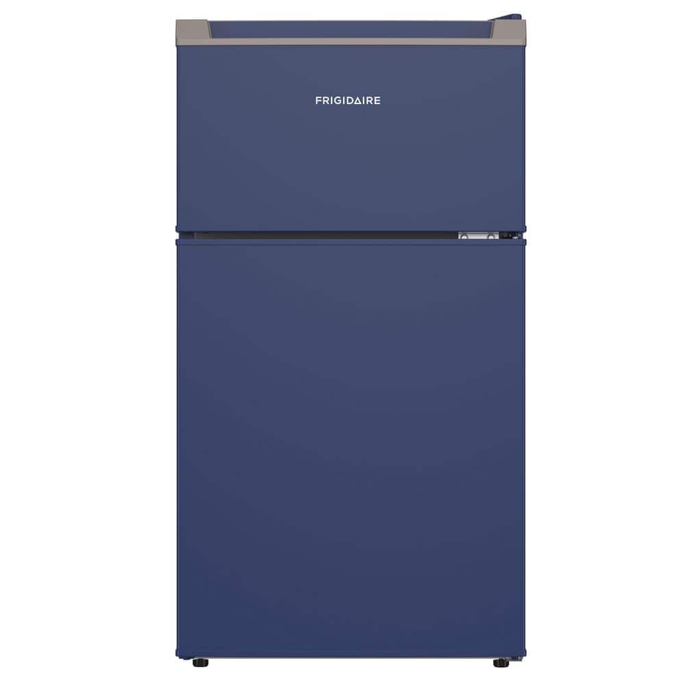 3.1 cu. ft. 2-Door Retro Mini Refrigerator in Blue