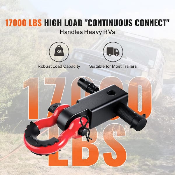 SKYSHALO Shackle Hitch Receiver, Fits 2 in. Receivers, 66000 SKYSHALO Shackle Hitch Receiver, Fits 2 in. Receivers, 66000