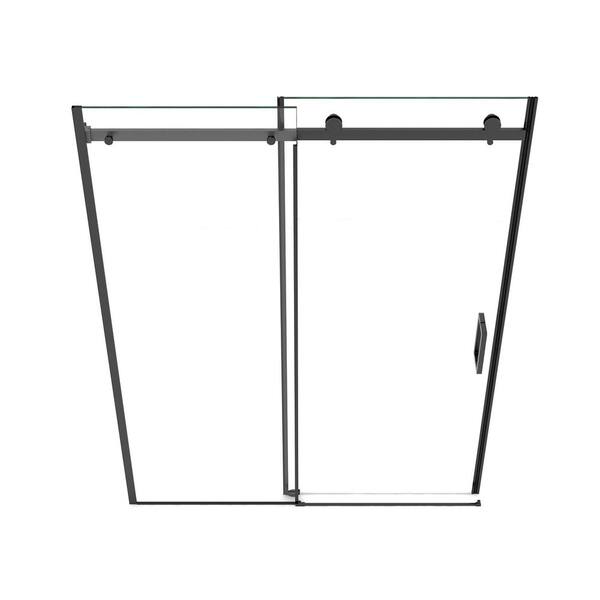 お気に入りの Frameless Sliding H in. 76 x W in. 50-54 KPUY Shower in Door テープ・マスキングテープ