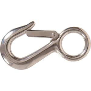 Crown Bolt 5/8 in. x 3-7/8 in. Nickel Plated Fixed Snap Hook 64104