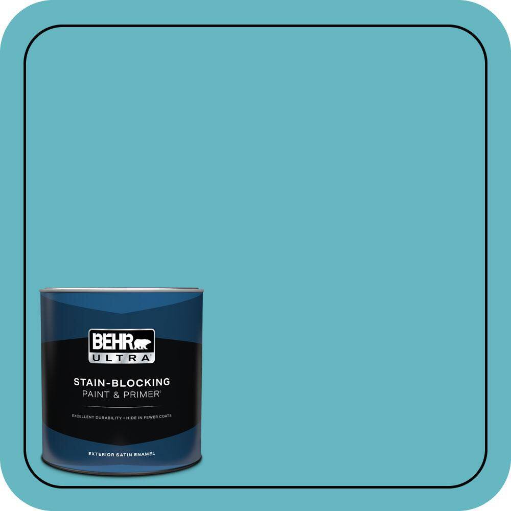 1 qt. #520D-5 Tropical Tide Satin Enamel Exterior Paint & Primer price history on PriceWatchPro